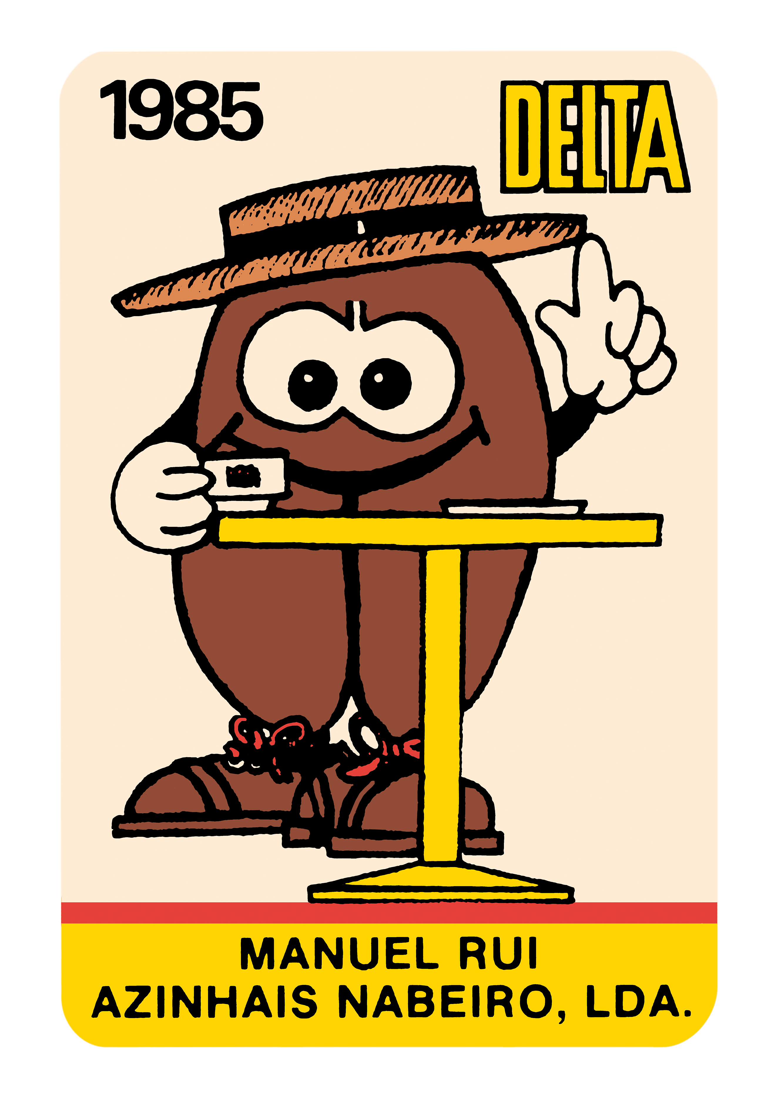 Nascido nos anos 70, o Deltinha foi ideia de Rui Nabeiro, como forma de afirmar a Delta no mercado.